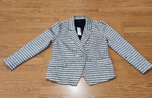 Versona Womens Black/White Blazer Size L - Picture 1 of 10