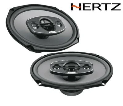Hertz X 690 4-Wege oval Koaxial Lautsprecher 6x9, 340 Watt, 1 Paar mit Gitter - Bild 1 von 4