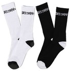 Thrasher Magazine SKATE AND DESTROY Skateboard Socks 2 Pack BLACK and WHITE