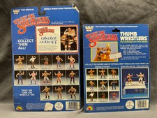 LJN Nikolai Volkoff & Thumb Wrestlers Worn Cards WWF Wrestling Superstars 1985
