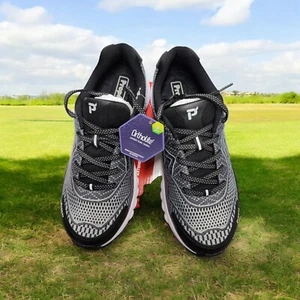Sneakers Propet One US 12 M WAA102M nere argento scarpe da ginnastica comode logo nuove - Foto 1 di 17