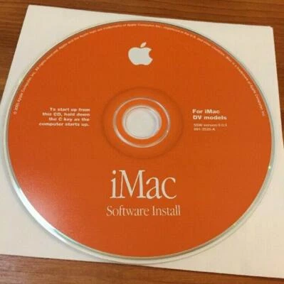 Macintosh Mac iMac DV Software Install Disc CD OS 9 v9.0.3 Vintage 2000 - Image 1 of 3