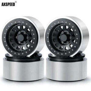 AXSPEED 1/4x Für RC Auto 1:6 Axial SCX6 Car 2.9" Alum CNC Beadlock Felgen Felge - Bild 1 von 16