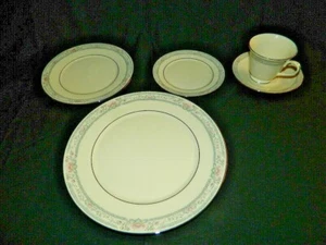 Lenox Charleston Dinner Salad Bread Plate Cup Saucer 5 pc Place Setting  - Picture 1 of 5