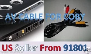 Cable AV de 3,5 mm para reproductor de DVD portátil Coby - Imagen 1 de 1