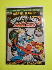 MARVEL TEAM-UP #1 / SPIDER-MAN HUMAN TORCH & SANDMAN / 1971 COMIC BOOK