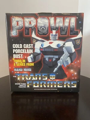 Prowl Cold Cast Porcelain Bust Hard Hero Never Opened or Displayed (220/5000) - Image 1 of 4