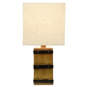 Décor Therapy TL15456 Campbell Table Lamp, Borden In Brown - Picture 1 of 6