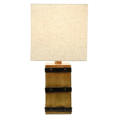 Décor Therapy TL15456 Campbell Table Lamp, Borden In Brown - Image 1 of 4