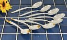 8 International 1847 Rogers Silverplate Flair Place Oval Soup Spoons 1956 Lot B