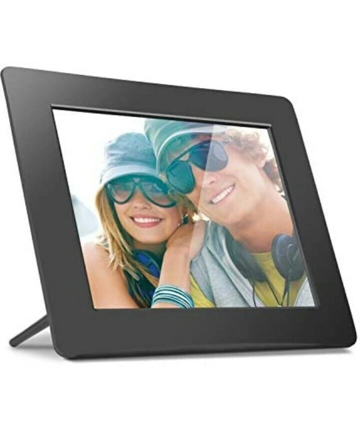 Aluratek ADPFWM8S 8 in Digital Photo Frame - Black