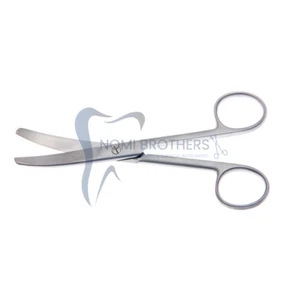 Dressing Scissors Blunt/Blunt Curved 5.5" Stainless Steel Medical Surgical Shear - Picture 1 of 1