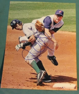 LUGO, JULIO 2003-2006 TAMPA BAY RAYS SIGNIERTES BASEBALL-FOTO (MLB Auth) - Bild 1 von 1