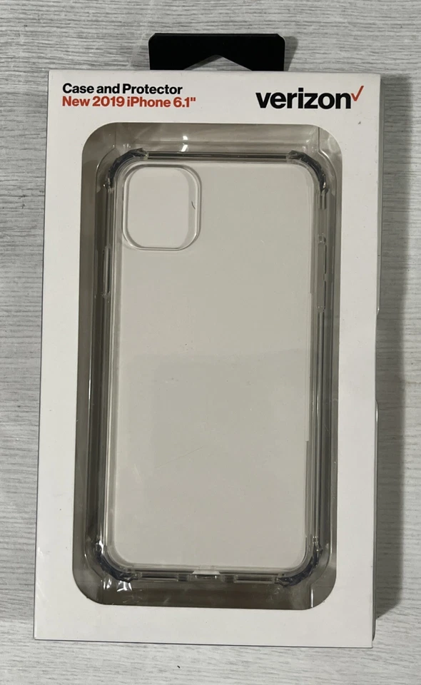Funda de teléfono transparente Verizon Clarity + Protector de pantalla para Apple iPhone 11 Foto 1 de 1