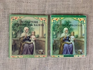 Miniature Stories of the Saints (Vol 2) ENGLISH & SPANISH Holy Devotional Book - Picture 1 of 4