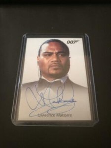 JAMES BOND ARCHIVES 2017 FINAL EDITION LAWRENCE MAKOARE AUTOGRAPH