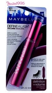 MAYBELLINE Define-A-Lash Volume Mascara # 821 VERY BLACK - Picture 1 of 1
