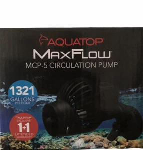 Aquatop Maxflow Circulation Pump With Suction Cup Mount 1321gph For Tanks 50-125 - Picture 1 of 4