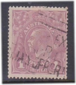 (F138-35) 1914 Australia 1d mauve KGV stamp (AJ) - Picture 1 of 1