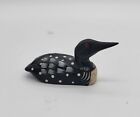 Vintage Hand Carved Wooden Duck Loon Signed