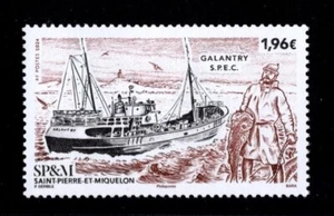 SPM SAINT-PIERRE & MIQUELON 2024 MNH (GALANTRY S.P.E.C.) SHIP - Picture 1 of 1