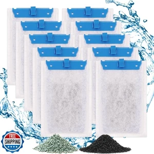 fishkeeper Confezione 10 Cartucce Filtro Medio Compatibili con Tetra Whisper Bio - Foto 1 di 5