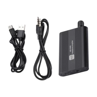 HIFI Kopfhörerverstärker AMP 3,5 mm Stereo Audioeingang, Lautstärkeregler mit - Bild 1 von 4