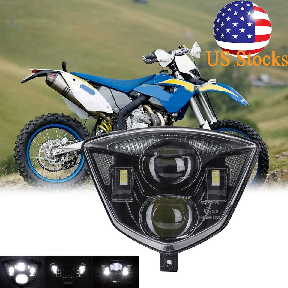 Faro LED DRL para Husaberg 2009-14 FE 250 350 450 TE 125 250 300 Foto 1 de 4