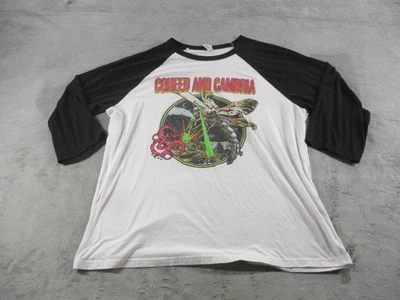 Camisa Coheed And Cambria Para Hombres 2XL Blanca Negra Raglán Gira de Béisbol 2024 Foto 1 de 4