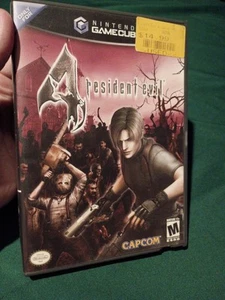 Resident Evil 4 (Nintendo GameCube) Black Label - Picture 1 of 18