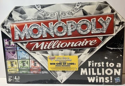 Monopoly Millionaire Board Game  Hasbro Factory Sealed Hasbro 2012 Family Game  - Image 1 of 3