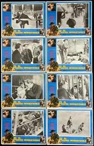 ONE EYED JACKS Original Film Lobbykarte Poster Set Marlon Brando Western - Bild 1 von 3