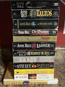 Anne Rice 12 Book Lot Lasher Mummy Interview With Vampire Christ The Lord - Bild 1 von 4