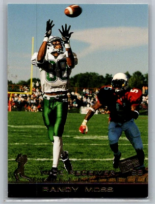 1998 Press Pass - Randy Moss #5 (RC) Vikings - Image 1 of 2