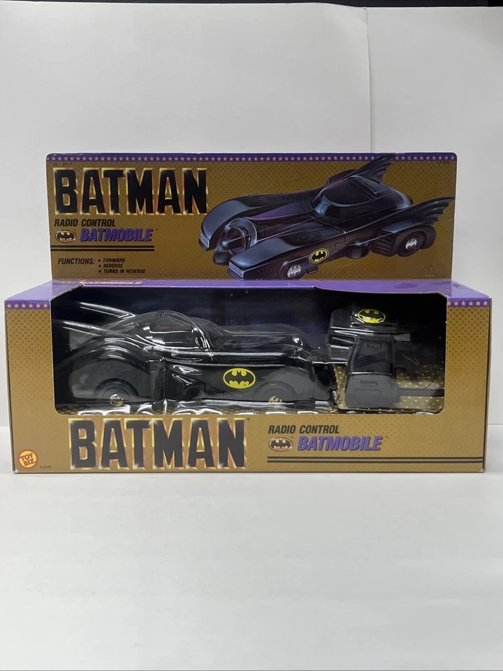 1989 年老式蝙蝠侠无线电控制蝙蝠侠 #429 ToyBiz Biz 全新带盒 - FWD、REV、TURN — 第 1/4 张图片