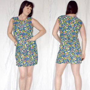 Rückenschluss RSK DEDERON Kittelschürze* M (42) * DDR VEB Retro Vintage Kleid - Bild 1 von 5