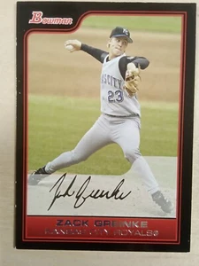 2006 Bowman #12 Zack Greinke Kansas City Royals - Picture 1 of 2