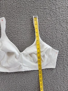 Playtex Wirefree Tagless Bra Women's 42C White Adjustable Strap Hook & Eye - Picture 1 of 12
