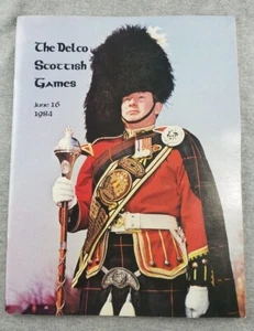 The Delco Scottish Games 1984 Program 52 pages - Foto 1 di 4