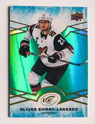 OLIVER EKMAN-LARSSON 2018-19 Upper Deck Ice Green #2 Arizona Coyotes - Image 1 of 2