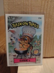 1992 Topps Trash Can Trolls. BARBIE Q.  #21b.   BOXTCT - Picture 1 of 2
