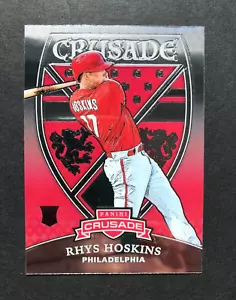 2018 Panini Chronicles Crusade RHYS HOSKINS Rookie RC #3 Phillies - Picture 1 of 2