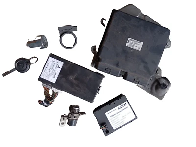 Smart Forfour 454 1.3 Chiave Centralina Motore Kit Serrature - Immagine 1 di 4