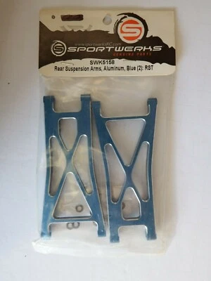 SPORTWERKS - REAR SUSPENSION ARMS, ALUMINUM, (2) BLUE: RST - Model# SWK5158 - Image 1 of 4