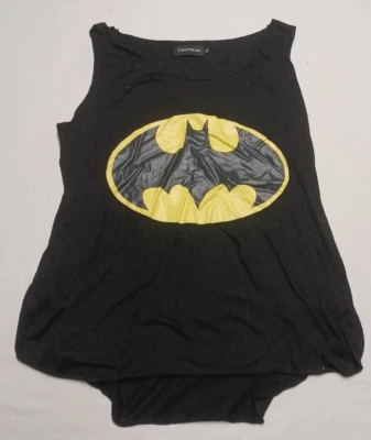 Camiseta sin mangas Batman para mujer talla XL negra DC Comics elegante túnica básica cuello redondo Foto 1 de 4