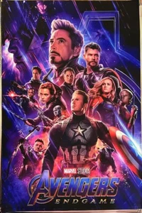 Poster film Marvel The Avengers Endgame 24 x 36 da collezione STAMPATO SU TELA - Foto 1 di 1