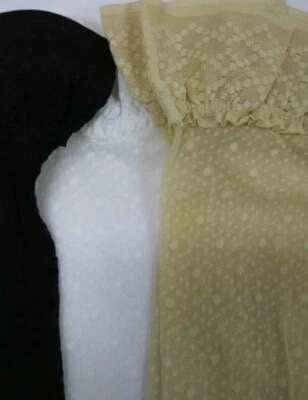 Medias base silicona malla Dolores 'Lucia' con patrón de lunares 20 Den Foto 1 de 4