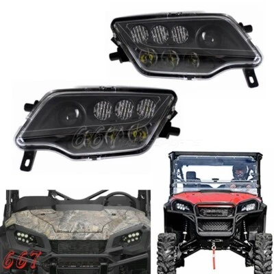 UTV LED Conversion Headlight For Honda Pioneer 1000 SXS1000M3 1000-5 Foreman 500 - Imagem 1 de 4