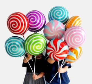 18" Sweet Candy Lollipop Giant Foil Balloons birthday Summer party baloons new  - Picture 1 of 46