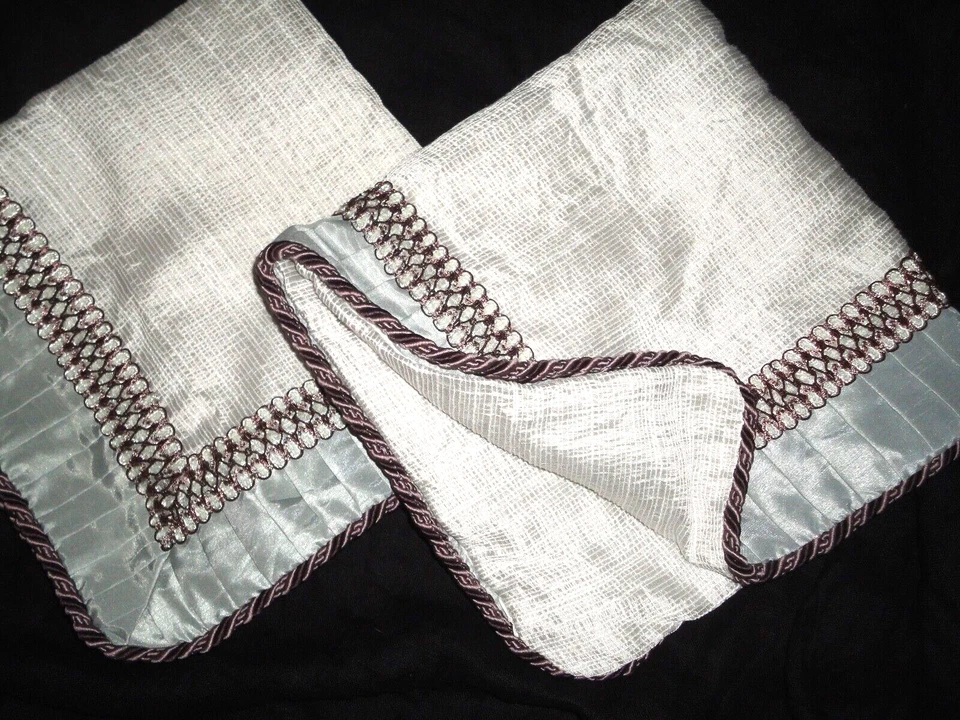 Croscill Home Seraphina EURO Sham Purple / Silver -